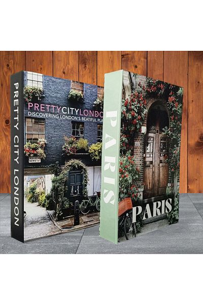 ndukkan Decorative Book Look Box Set of 2 Decorative Book Looking Box