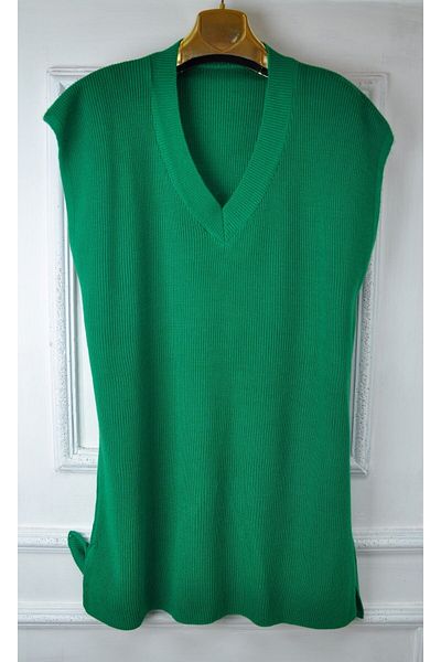 elma abone Sleeveless Knitwear Sweater - Collar Detailed
