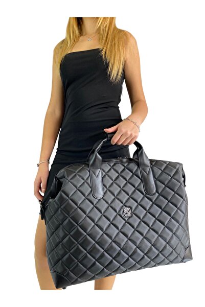 Ladystyle Büyük Boy Nakışlı Valiz Seyahat Tatil Bavulu anne çantası kol omuz ...