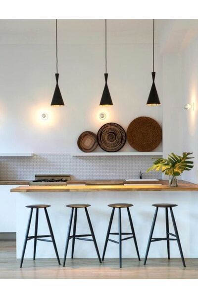 VİSENTE HOME Mutfak Bar Üçlü Sarkıt Avize