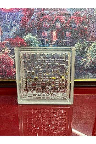 JINGHUA Cam Tuğla Mozaik Model Şeffaf 6 Adet