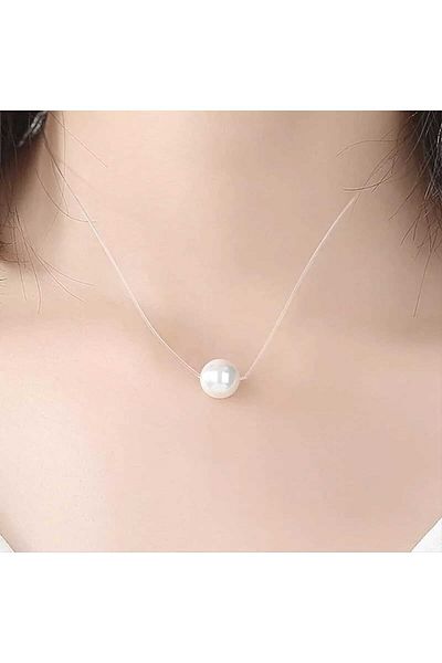 İPAR AKSESUAR Baroque Pearl Invisible Necklace