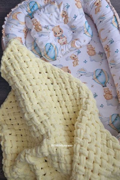 Alize Handmade Baby Blanket 90×90cm