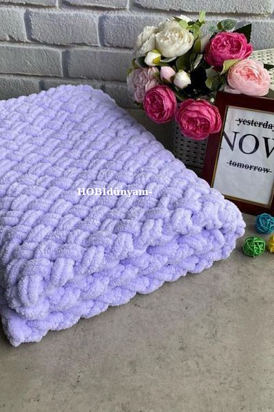 Alize Handmade Baby Blanket 90×90cm