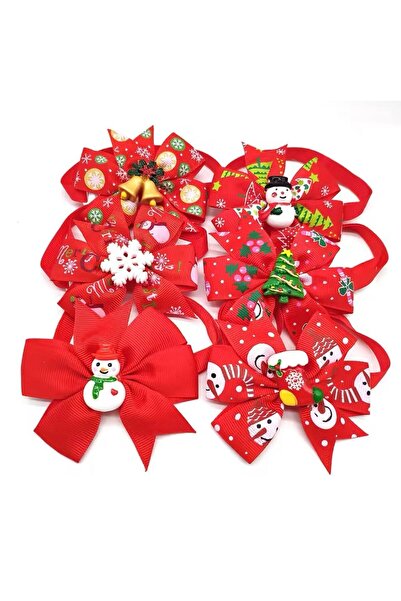 DOGİ&DOG KÜÇÜK IRK NOEL SANTA ARMALI KEDİ & KÖPEK PAPYONU (1-13 KG)