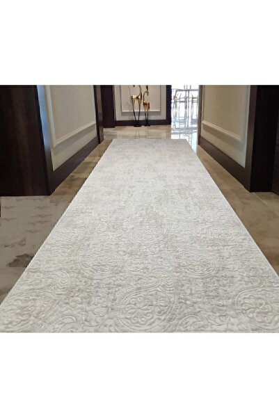 Dinarsu Kaymaz Taban Halı Yolluk Nevra Assos Krem