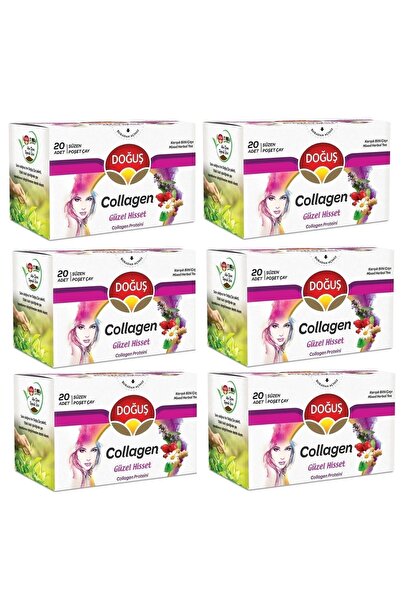 Doğuş Collagen Süzen Poşet Çay 6x20'li - Collagen Proteini