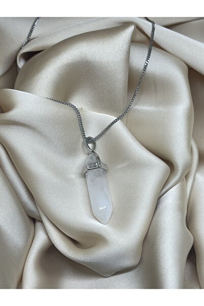 Kuvars Bijuteri Crystal Quartz Pile Necklace