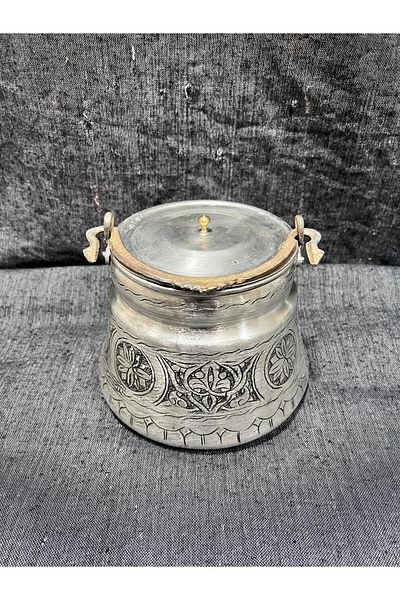 CRALİCHE Craliche Copper Hand Embroidered Yogurt Bakraç Satıl Sitil Brewing Container Gaziantep