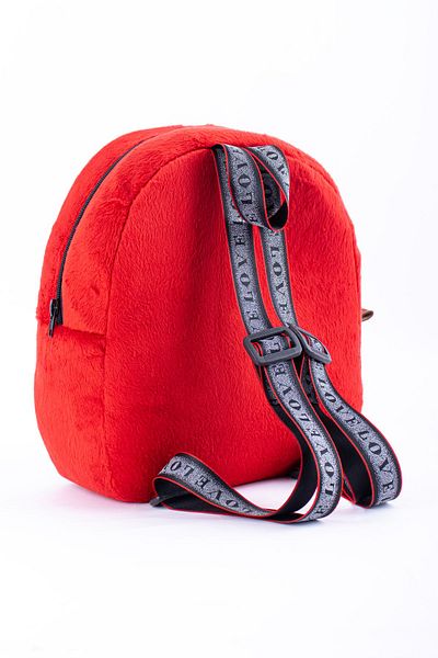 KidHug Geanta Spiderman imprimata pentru copii 0-8 ani - tesatura din par de cal