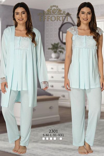 Effort Pijama Σετ πιτζάμες εγκυμοσύνης με ρόμπα