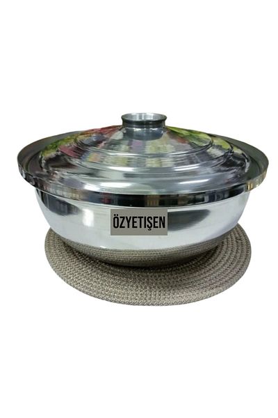 Zümrüt Züccacıye 36 cm 10 Lt Aluminum Paste - Ashura Roasting Sauce Halvane Pot