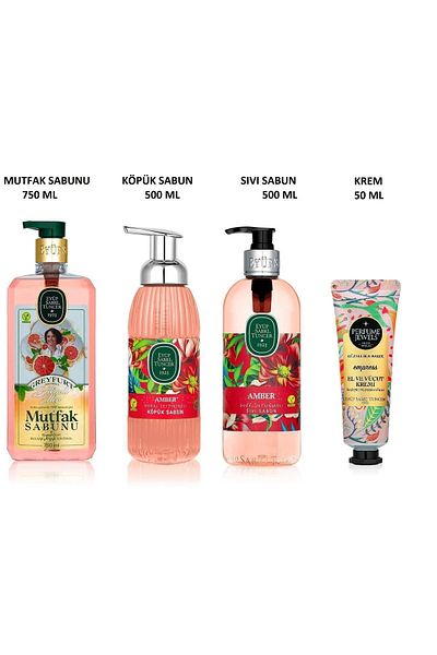 Eyüp Sabri Tuncer Eyüp Sabri 5-Piece Tuncer Care Hands Series - Kitchen, Foam and Liquid Soaps, Cream