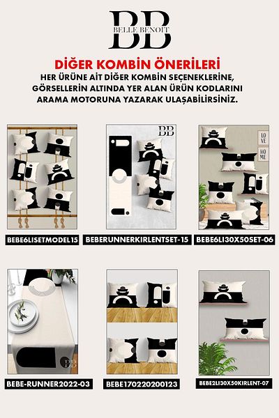 Belle Benoit Obdélníková 30x50 sada 2 moderních designových 3D digitálně tištěných dárkových polštářů