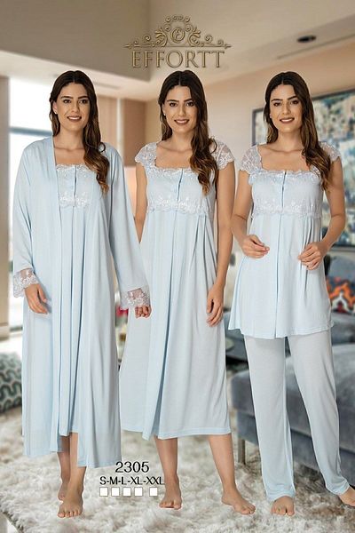 Effort Pijama Set de gravidă de maternitate cu mâneci din dantelă