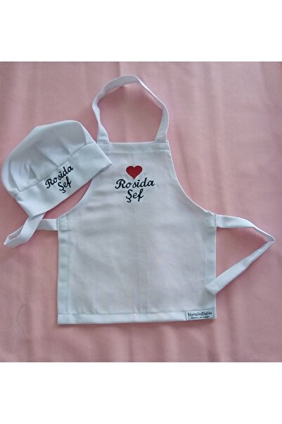 moms and babies Çocuk Mutfak Ve Etkinlik Önlüğü Su Tutmaz Kumaş Isme Özel 1 -...