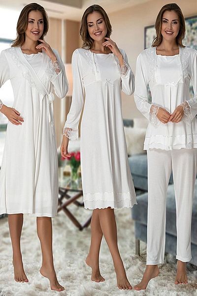 Effortt 2020-e Dressing Gown Nightgown Pajamas