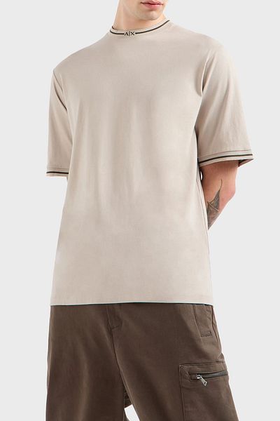 Armani Exchange Men's Crew Neck Cotton T-Shirt - Regular Fit 6Dzthx Zj9Jz 4793