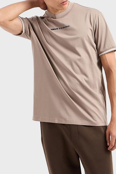 Armani Exchange Men's Crew Neck Cotton T-Shirt - Regular Fit 6Dztjb Zj9Az 17Ac