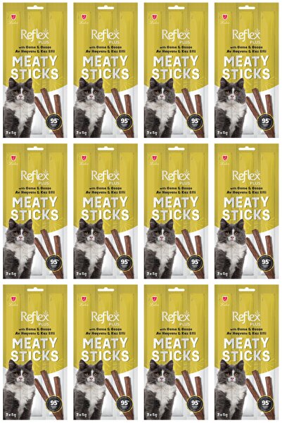 Reflex Kedi Ödül Stick Av Hayvanlı & Kaz 3*5 Gr 12 Adet