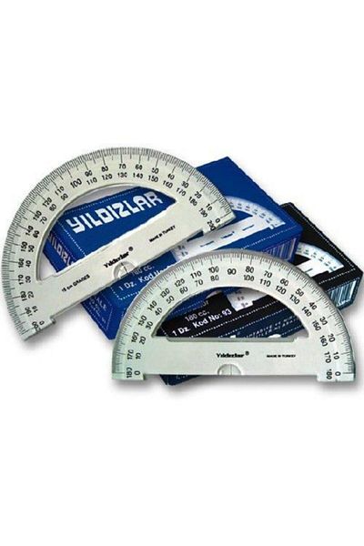 Yıldızlar Minkale 180 Degree Protractor