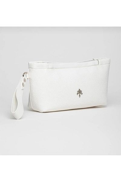 Jacquline Γυναικεία Vegan Δερμάτινη τσάντα χειρός Clutch Chain Strap New Season