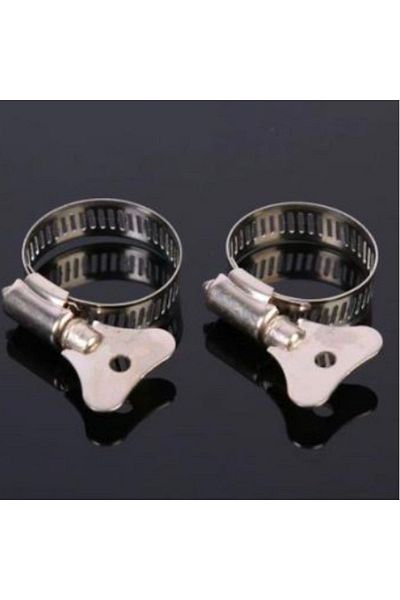 LİNWAY Metal Butterfly Hose Clamp - 2 Way Brass Connector (12mm-1/2')