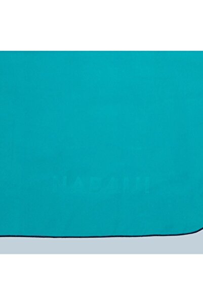 Decathlon Nabaiji Πετσέτα Μικροϊνών Διπλής Όψης - XL Μέγεθος - Μπλε / Πράσινο - 110 X 175 cm