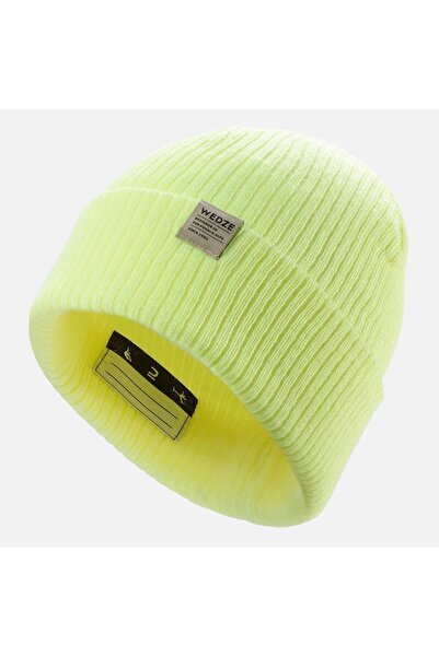 Decathlon Wedze Çocuk Kayak Beresi - Neon Sarı - Fisherman