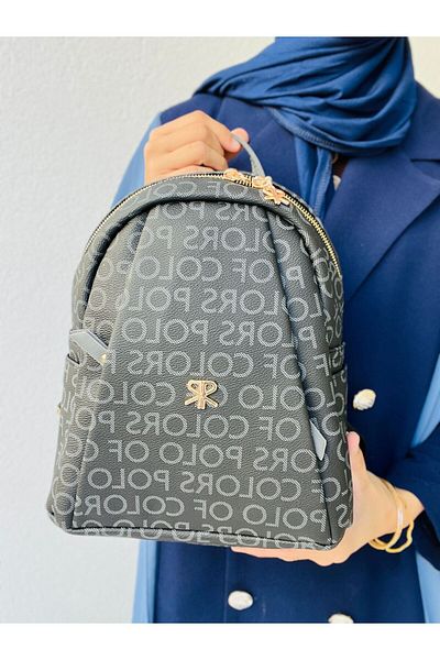 Çanta Trend Rucsac Polo Of Colors cu 9 compartimente cu curea de umar reglabila