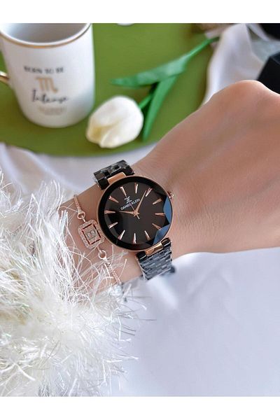 Daniel Klein Steel Cord 30 Mt Water Resistant Women's Wristwatch + Bracelet Bdk.10629.5