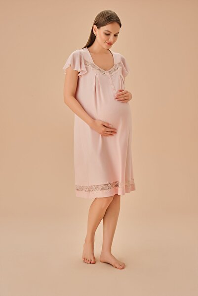 SUWEN Maternity and Maternity Nightgown - Oma