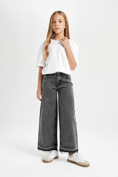 DeFacto Dfc - Girl's Wide Leg Trousers