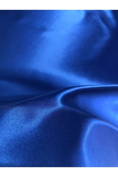 KumaşEvi Сакс Блакитна Сатинова Тканина - Матеріал Для Взуття, Сумок І Хобі