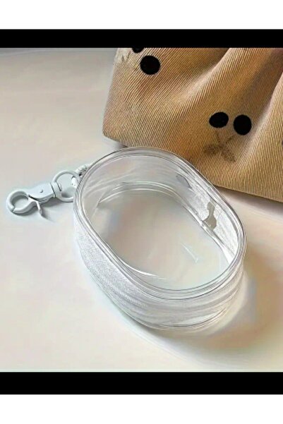 etna sanat Şeffaf Şarj Cihazı Ve Kablo Duzenleyici Mini Canta