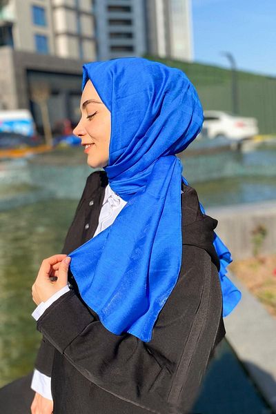 Armine Trend Işıl Shawl 4 - Bumbac - Ats4isl-554 - Albastru