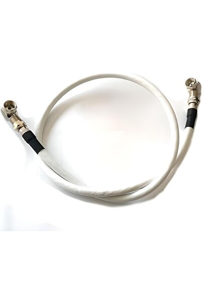 HKNYS Hazır Uydu Anten Tv Kablosu 40 Metre L Tipi 90 Derece F Konnektörlü - K...