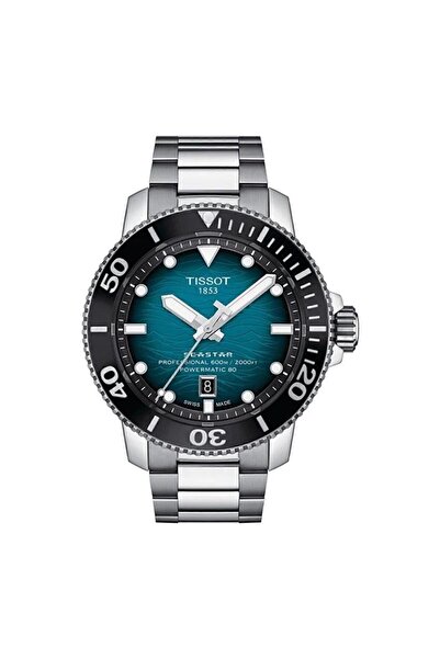 TISSOT T1206071104100 Tissot Seastar Diver's Watch 600m Erkek Kol Saati