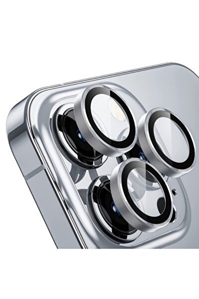 eaksesuarnet iPhone 13 Pro Max Uyumlu Kamera Koruyucu Cam Lens Mercek Koruyucu