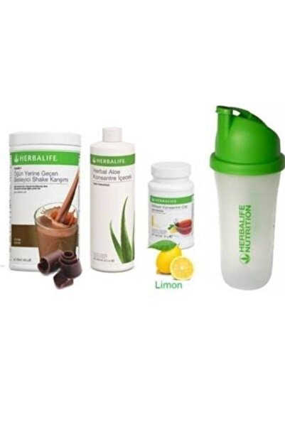 Herbalife 4lü Set Aloe Cay Shake Shaker