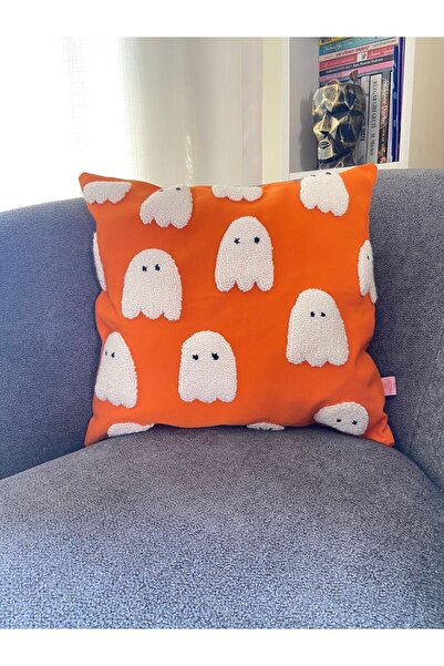La Vivi Pacman Orange Ghost Подробна калъфка за възглавница 42*42 cm