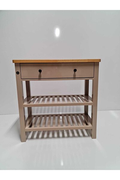 Dipole Furniture Fast Sütlü Kahve Parlak Lake Mutfak Servant Mobilyası