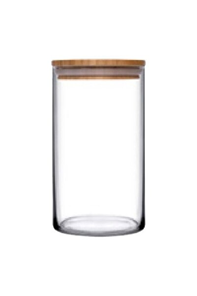 Paşabahçe 43463 Bamboo Kapaklı Saklama Kabı Kavanoz 1480 Cc - 4 Adet