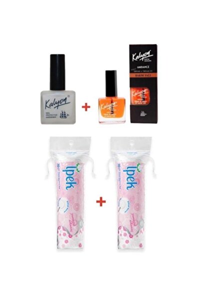 Kalyon Tırnak Sertleştirici + Tırnak Bakım Yağı + Ipek Makyaj Pamuğu ...
