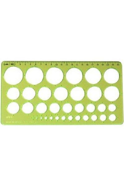 HATAS Eco Ruled Circle Template 1-35 Mm 2271