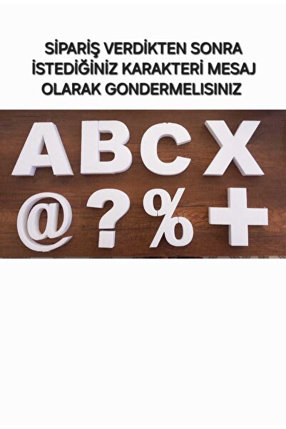 OYD STRAFOR AMBALAJ STRAFOR HARF, RAKAM VE ÖZEL KARAKTERLER