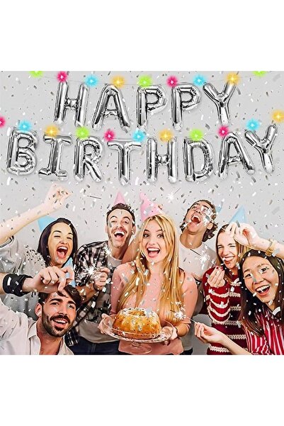 Partioutlet N Letter Foil Silver Balloon Small 35 Cm