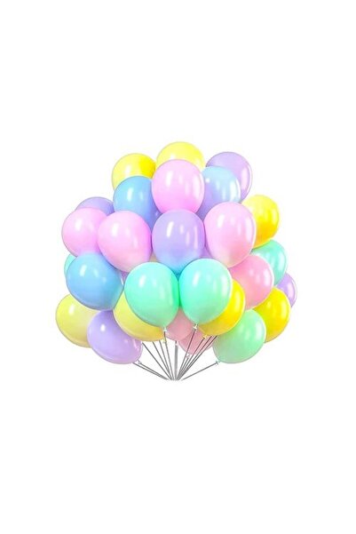 Partioutlet Makaron Karışık Renkli Su Balonu 6 Inc 50 Adet