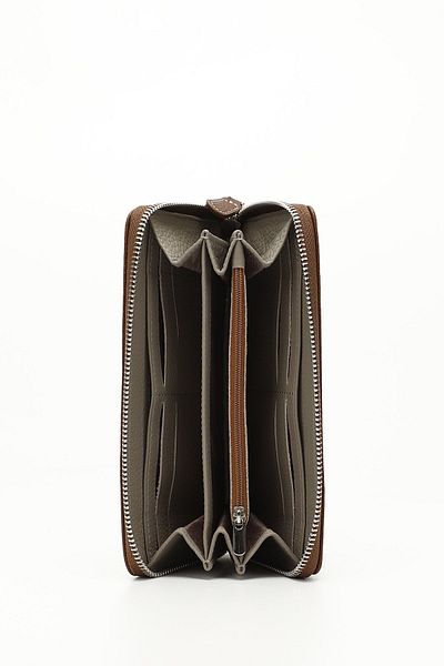 GÖNDERİ(R) Women's Tan Mink Horizontal Genuine Leather Wallet