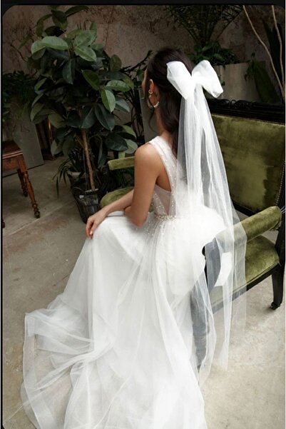 Veil Elegant Design Bowknot Model